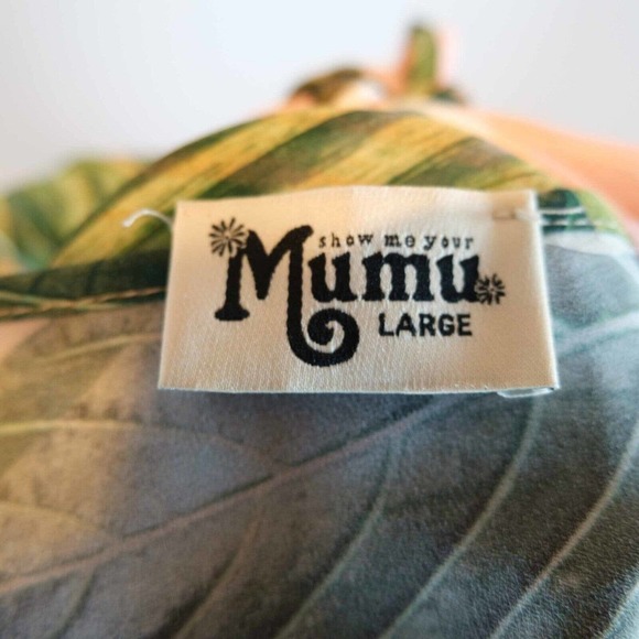 Show Me Your Mumu Womens Tank Top Halter Blouse Large Crop Pink Hawaiian Print - Picture 7 of 11